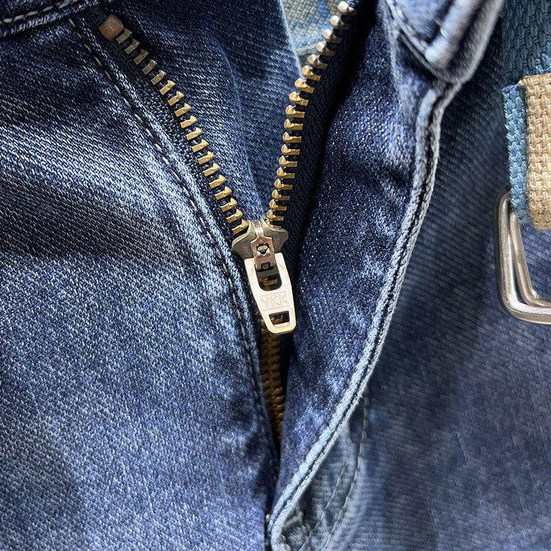 Men's Gray Denim Jeans, 2024 New Model, Straight Fit, Slim Fit, Casual Long Pants for Spring and Autumn