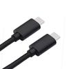 Durable USB C To USB C PD 3A Fast Charge Cable Black PVC Wire 0.5M 1M 1.5M Portable Charging Cord For Type‑C Gadgets