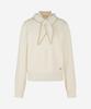 LORDLOAR Muffler Pullover Windproof Knit Ivory
