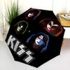 Kiss Band Cosmic Concert Automatic Umbrella - Suitable Travel Outdoor Portable Umbrella Birthday Gift Daily Essentials