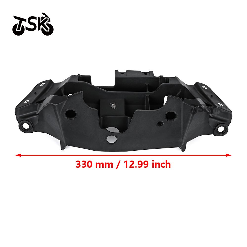 Durable ABS Plastic Headlight Bracket for Kawasaki Ninja ZX6R 2019-2023 Impact Resistant Headlamp Mount Frame Replacement