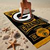 Green Bay Packers Pride Microfiber Beach Towel, Lightweight And Quick-Dry, for Summer Travel, Beach Essential, Swimming Pool