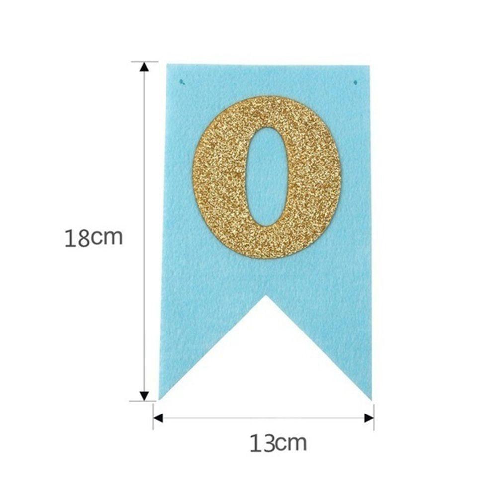 Prince Princess ONE Photo Prop 1st Birthday Party Decor Garlands Hanging Flag Bunting Banner