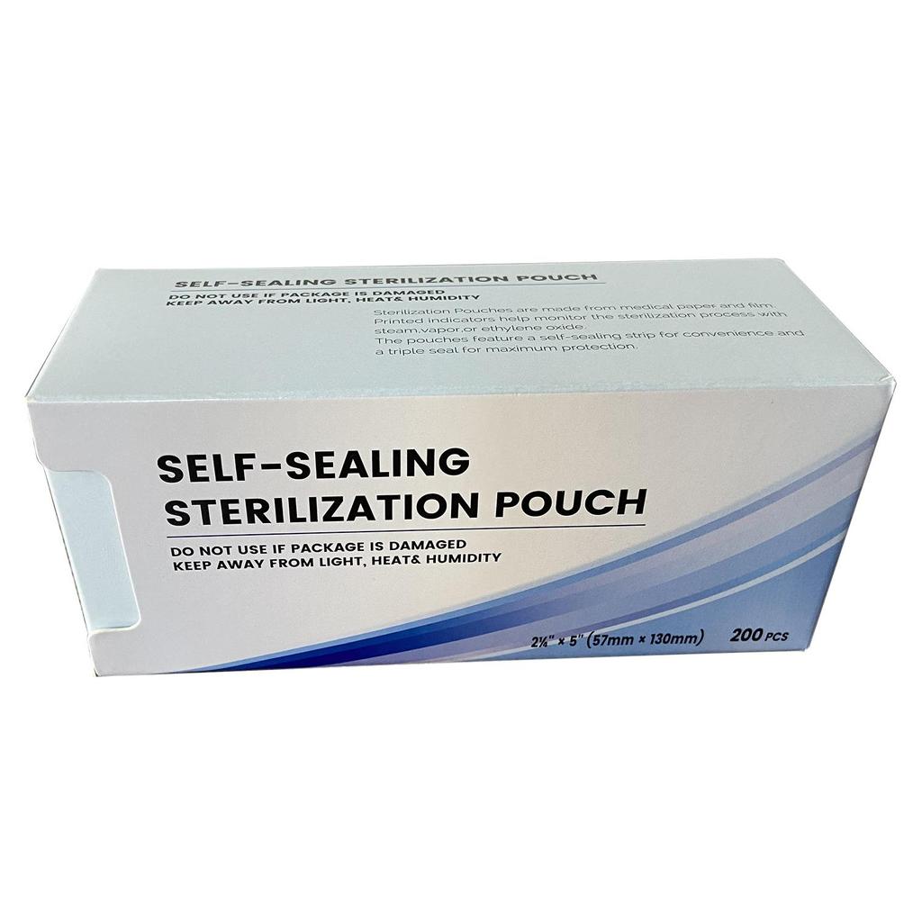 Self Sealing Sterilization Pouch 4 Sizes Dentistry Paper CPP/PET Film
