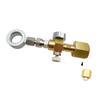 Brass CO2 Filling Adapter CO2 Adapter Pressure Control Valves Portable CO2 Brass Texture for Bottle