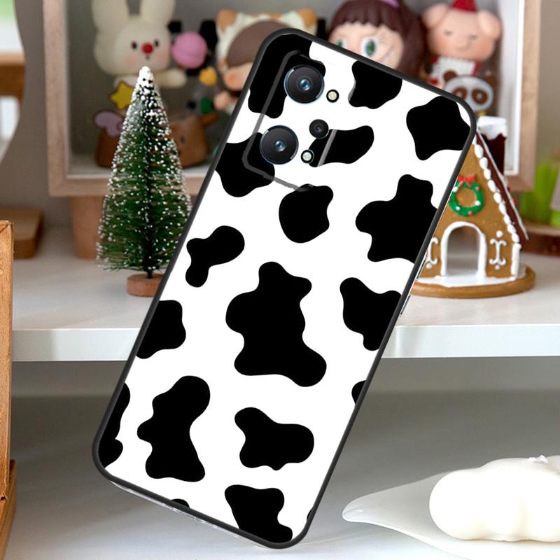 Leopard Print Pattern Cow For OPPO Realme C55 C35 C33 C31 C30 C25 C21Y C11 GT Neo 5 3T 2T Realme 10 9 11 Pro Plus Case