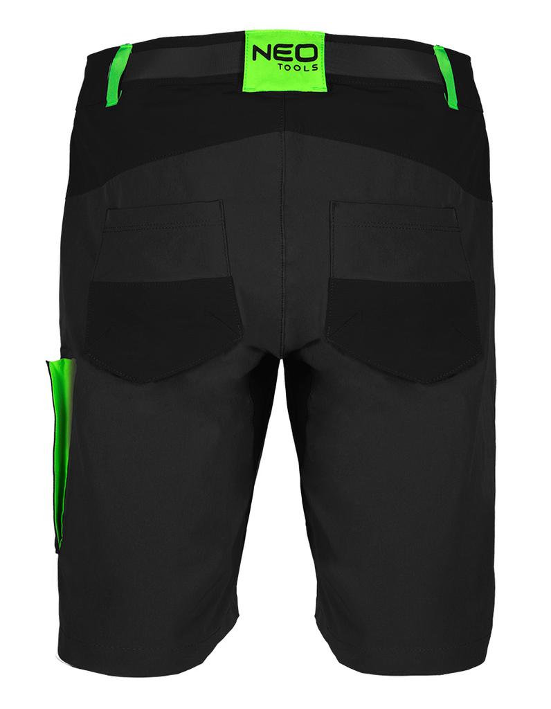 PREMIUM shorts, 4-way stretch, black, size XXL