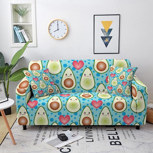 

Чехол для дивана Avocado Elastic для гостиной, чехол для углового дивана, эластичный чехол для секционного дивана, чехол для дивана 90x140cm