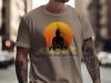 Buddha Zen Meditation Tee: Faux Gold Lotus, Spiritual Quote, Yoga Lover Mindfulness Shirt