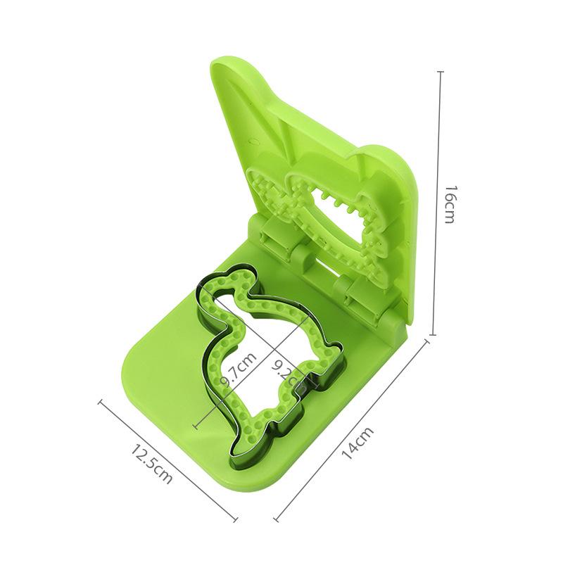 Sandwich Cutting DIY Stainless Steel Square Circular Heart Mickey Dinosaur Bread Toast For Kids Lunch Kitchen Baking Mold Tool