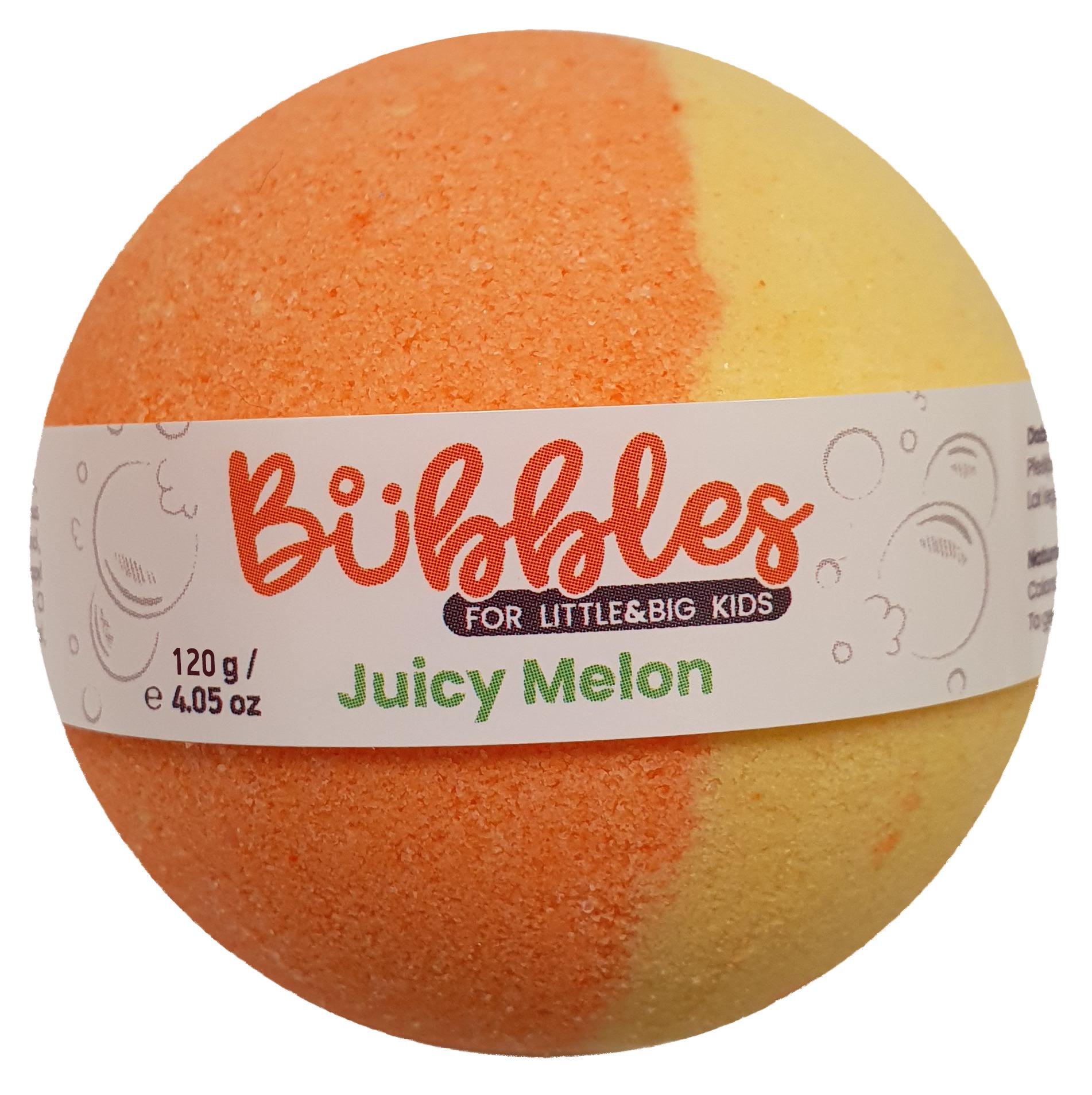 

Bath bomb for children Juicy melon Bubbles 120 g