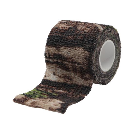 1 Roll Camouflage Tape Anti-scratches Self-Adhesive Widely Applied Military Camo Stretch Bandage Tape