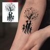 1 Foglio Tatuaggi Temporanei Teschio Ancora Insetto Per Mani Collo Adulti, Adesivi Tatuaggi Finti di Halloween Tatuaggi Realistici a Lunga Durata