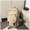 High value niche design backpack couple solid color simple lightweight large capacity backpack