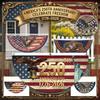250th Anniversary Semicircle Banner 45x90cm American Historical Celebration Decoration 1776-2026 Commemorative Flag Display