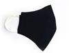 Shopet Advocate Logo Mask,Black & White Cotton 3 Layer Face Mask, Reusable, Washable Mask For Men, Women (Black 4)