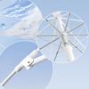Long Gradient Rain Automatic Opening 8 102cm Transparent for Commuting To Work or Umbrella, Color, Umbrella, Women's, Umbrella, POE, Ribs, Diameter,