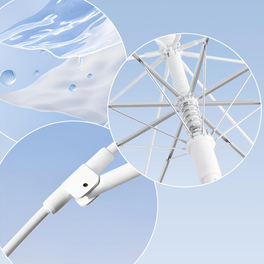 Long Gradient Rain Automatic Opening 8 102cm Transparent for Commuting To Work or Umbrella, Color, Umbrella, Women's, Umbrella, POE, Ribs, Diameter,
