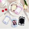 Cute 3 Inch Idol Photocard Holder PVC Kpop Idol Photo Frame with Chain Picture Display Card Holder