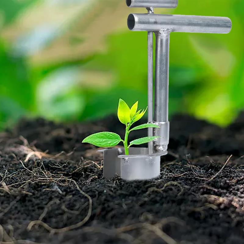 Seedling Transplanter Garden Planting Transplanter Multifunctional Garden Planting and Transplant Tool for Digging Weeding