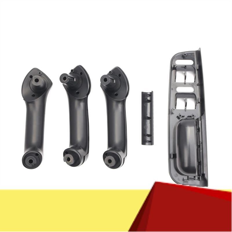 1Set RHD Car Interior Door Pull Grab Handle For VW Bora Golf 4 MK4 Jetta 1999-2004 Window Lifter Switch Panel 3B2867171E-M53K