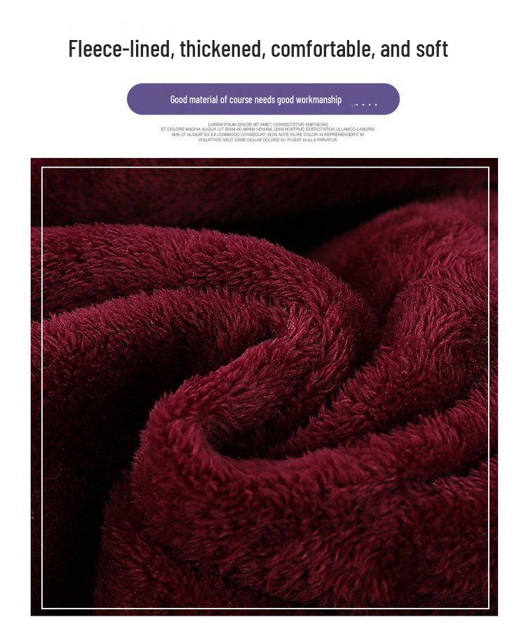 Grandma's Winter Cotton Padded Jacket - New Chinese Style, Thickened, Plus Size, Velvet Lining for Elderly Women