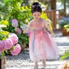Moehoo Moyu Girls' Hanfu Summer Princess Dress