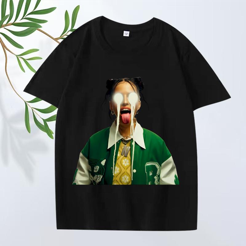 

Nina Chuba Printing 2025 Классическая футболка с винтажным графическим принтом мужская женская оверсайз 100% хлопок с коротким рукавом летняя унисекс футболка S