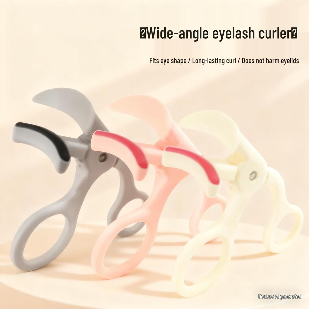Top-Selling Portable Natural Curl Eyelash Curler - No Pinch Design for Long-Lasting Hold