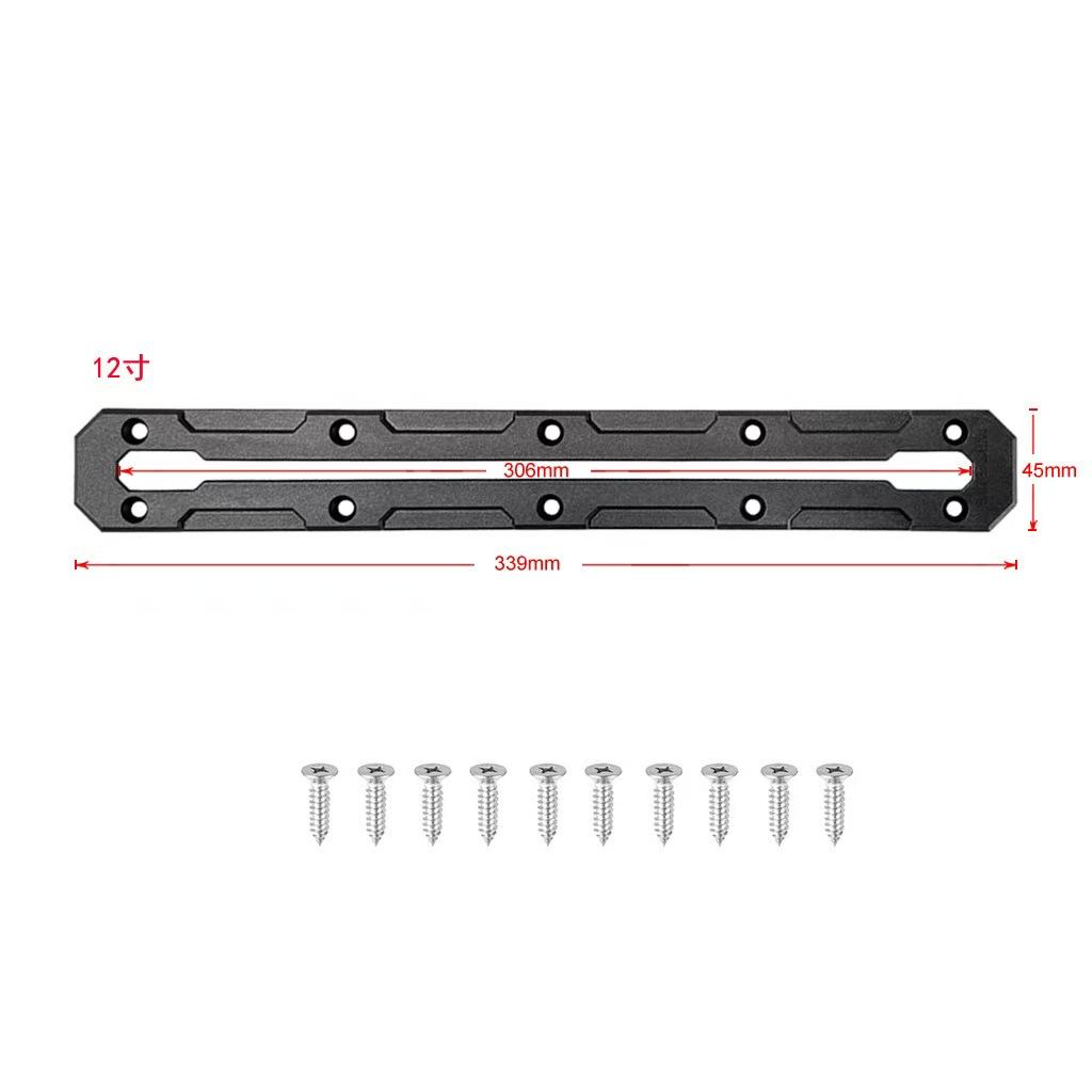 Yak Outdoors YKZ-47 Durable Abs Kayak Accessories-New Rail Track Mount for Lakes & Rivers