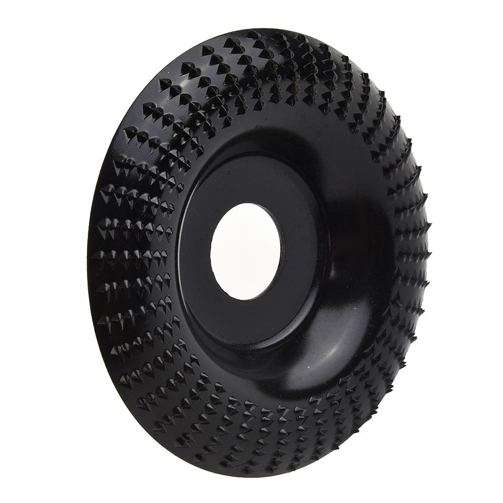 Efficient Wood Grinding and Carving with Curved Grinder Wheel Disc