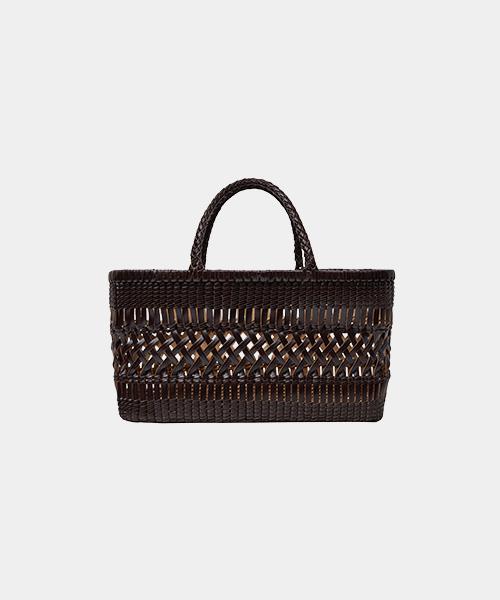 Demaker Plait Tote Bag-Deep Brown
