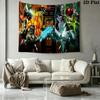 KILLER INSTINCT Wall Tapestry Aesthetic Wall Hanging Printed Fabric Blanket Decorative Tapestries for Bedroom Living Room Home Decor