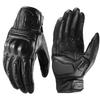 Genuine Leather Motorcycle Riding Gloves - Windproof, Warm, Retro-Style, Anti-Fall, Four Seasons.