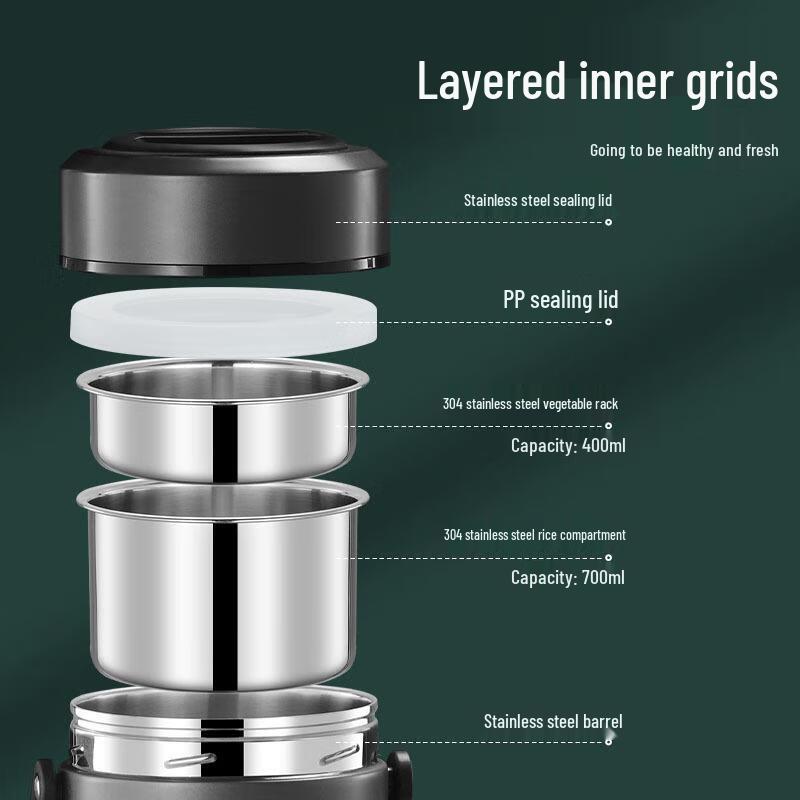 Bingyue 304 Stainless Steel Vacuum Insulated Food Jar