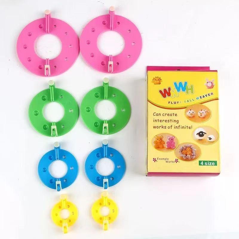 Wollstrickwerkzeug Pompon-Strickgerät Pompon-Ball-Gerät Wollherstellungsgerät Haarbällchen-Gerät/Ballherstellungs-Karton