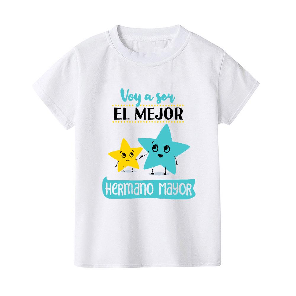 

European and American Men, Women & Children s Summer Short Sleeve T-shirt - Voy a Ser la Mejor Kids T-shirt 8#