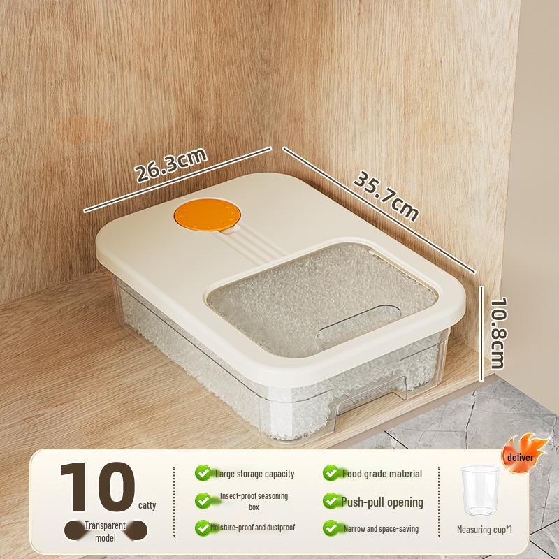 Reislagerbehälter mit großem Fassungsvermögen, insektenabweisend und feuchtigkeitsdicht