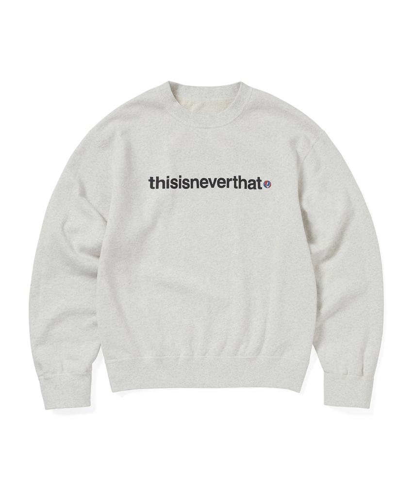 THISISNEVERTHAT Gd Iconography Reversible Crewneck Heather Gray