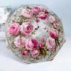 Floral Elegance In Pink Roses 8-Frame for Travel, Camping, Casual Lightweight Portable Umbrella, Essential for Every Family Holidays Birthday Gift