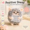 Bambola all'uncinetto Energia Positiva Tasca Abbraccio Fatto a Mano Maglia Peluche Patata Pianta Avocado Ape Tartaruga Anatra Divertente Regalo di Supporto Emotivo