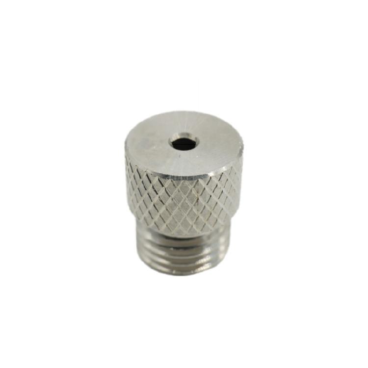 Precise Stainless Steel Drill Sleeve Drill Bushing 8Pcs 3-10mm Diameters M14x1.5 Threads NonSlip Textured Surfaces