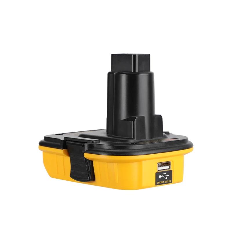 Адаптер DCA1820 для электроинструмента, USB-пауэрбанк для аккумуляторов Dewalt 20V Li-ion DCB200, для инструментов Dewalt 18V Ni-cd Ni-mh аккумуляторов DC9096 Type 1