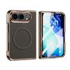 Electroplated Carbon Fiber Texture Magnetic Integrated Film Phone Case