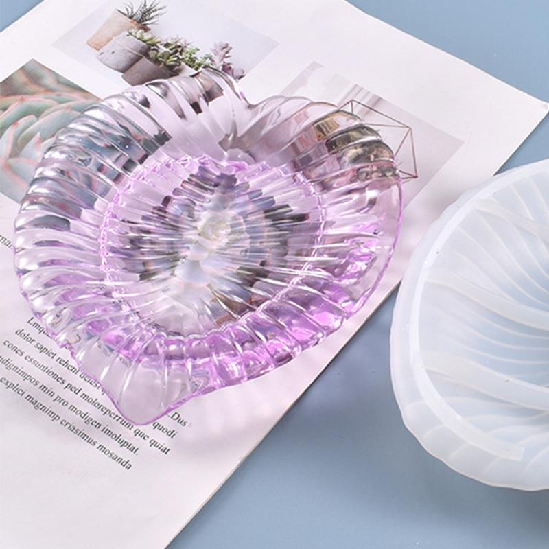 Leaf Ashtray Tray Silicone Molds Ashtray Trinket Container Resin Epoxy Casting Mould DIY Tray Crafts for Storage Plate