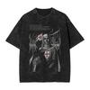 Baldwin IV O Rei Leproso de Jerusalém Roupas Camisetas Lavadas para Homens Mulheres Streetwear Hip Hop Camiseta Estampada Manga Curta