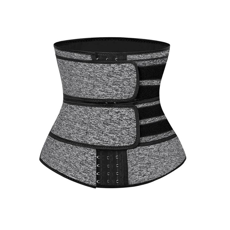 Men Waist Support Sauna Slimming Waist Trainer Belts Sweat Abdomen Corset Weight Loss Belly Compression Straps Sports Girdles