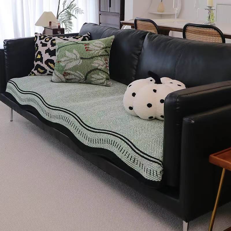 Advanced Alien Sofa Cover Chenier Four Seasons Universal Sofa Mat Fixed Anti Slip Multi-purpose Mat Living Room Bed Mat