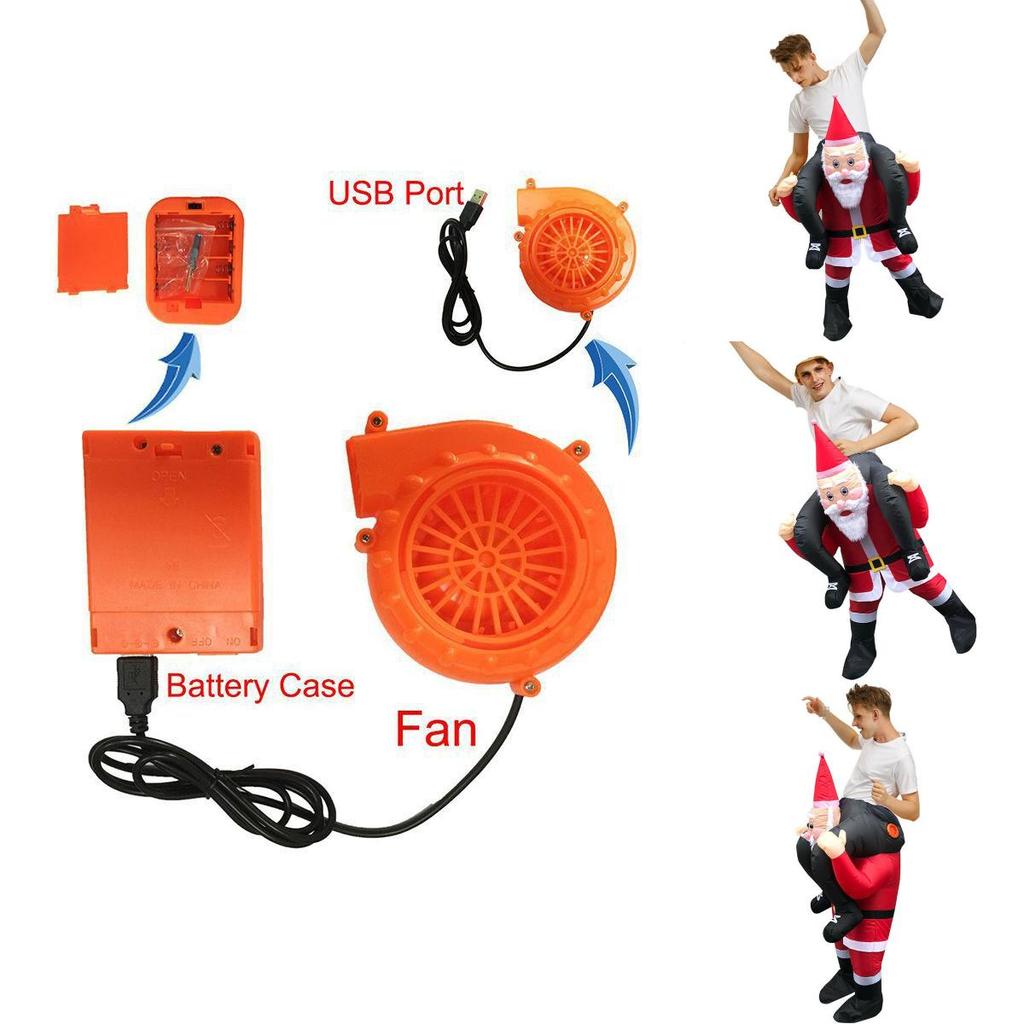 Inflatable Costume Christmas Santa Claus Outfit For Adults Perfect For Cosplay Events