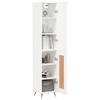 VidaXL High Buffet White 34.5x34x180 Cm Engineered Wood 3199081